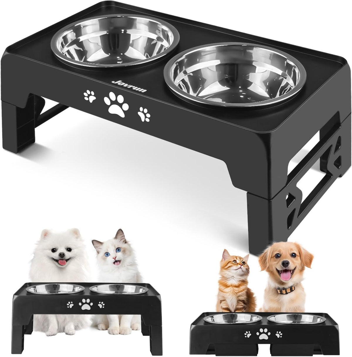 BeePoo Elevated Bowl Stand for Small Dogs