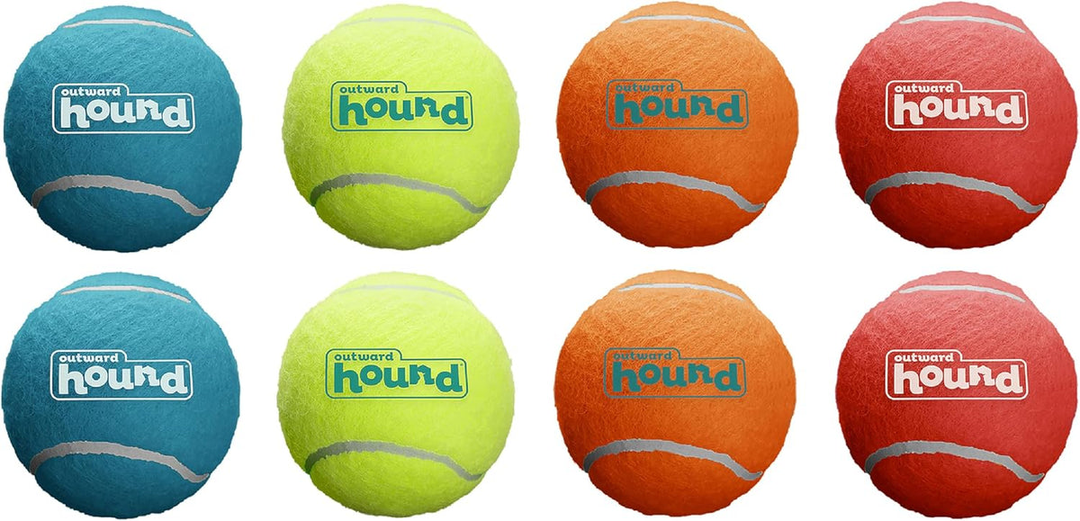 BeePoo Mini Squeaker Tennis Balls 8-Pack – XS
