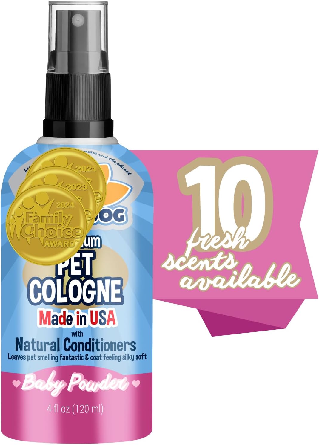 Fluffy Paws Deodorizing Cologne & Conditioner