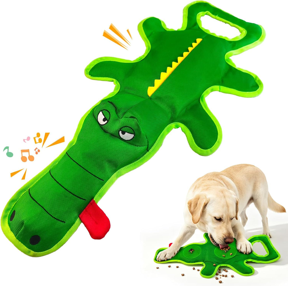 BeePoo Christmas Plush Squeaky Toy 4-Pack