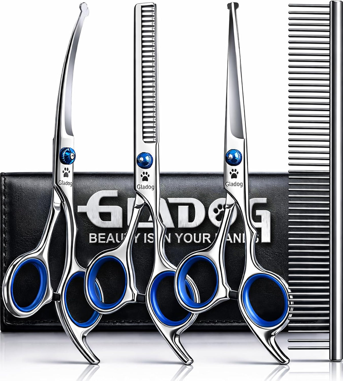 BeePoo 5-in-1 Safety Grooming Scissors Set