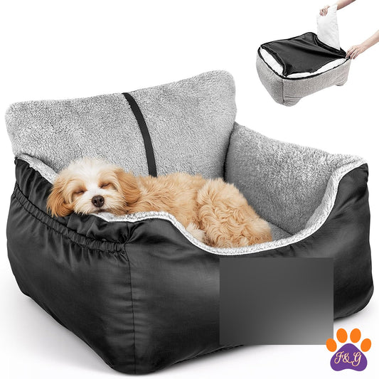 BeePoo Small Dog Car Booster Seat – Up to 25 lb – image 1