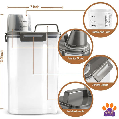 BeePoo Airtight Food Storage Container with Scoop – Small