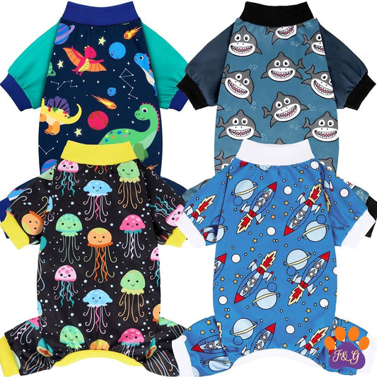 BeePoo Cozy Pajamas 4-Pack – Small