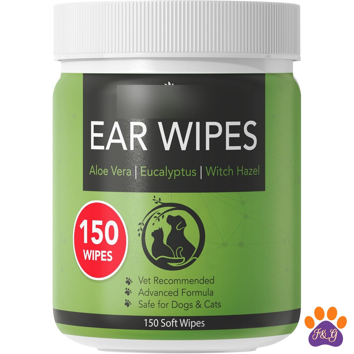 BeePoo Gentle Ear Cleaning Wipes – 150 Count