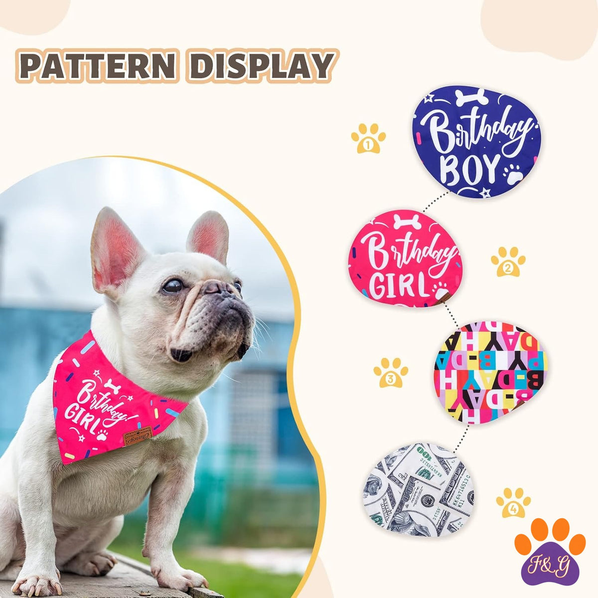 Dog bandana designs