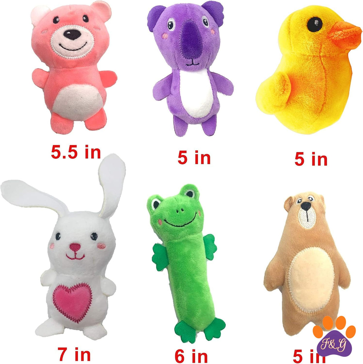 Plush dog toys