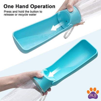 One-hand operation water bottle